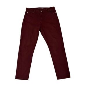Michael Kors Maroon Jeans, size 16‎